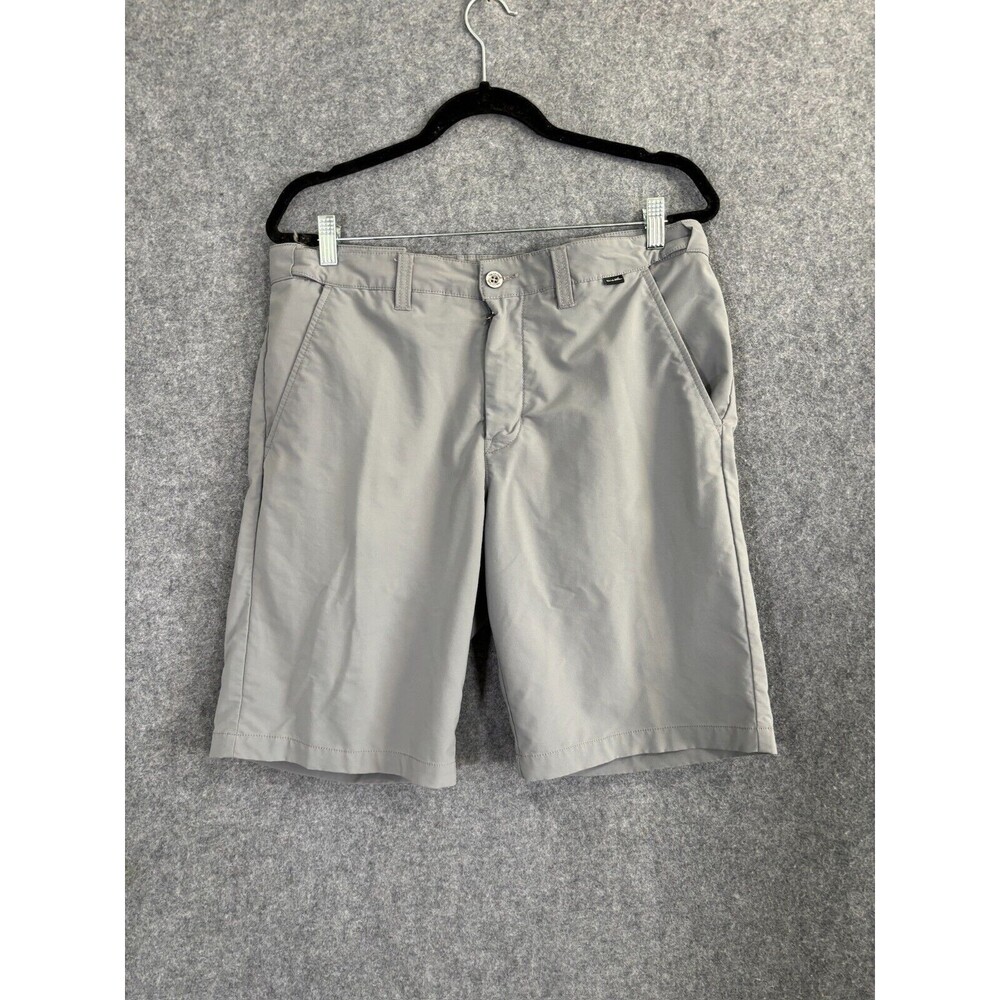 Travis Mathew Shorts Mens 32 Gray Golf Chino Outdoors Flat Front Regular